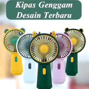 KP029 Kipas Angin Mini 2 In 1 Tancap Tangan Karakter / Kipas Angin USB