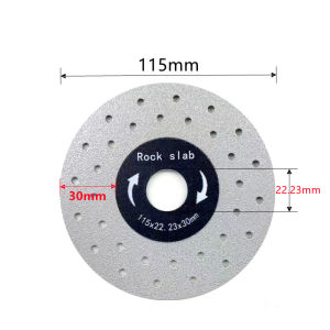 5" 125mm Diamond Dry Cutting Disc Slabs Porcelain Ceramic Tile Marble Thin Cutting Blade Discs for Marble Machine Angle Grinder