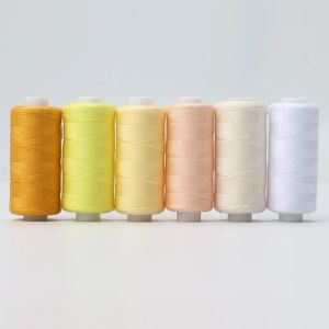 New 6pcs/Pack Assorted Colors Sewing Thread Polyester Sewing Thread For Domestic DIY Sewing And Embroidery
