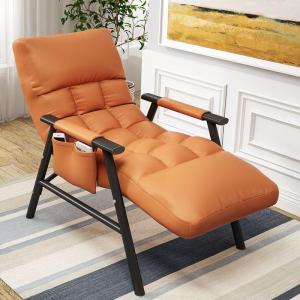 Home Use Lazy Sofa Chair Folding Backrest Single Person Chair for Balcony Nap Leisure Bedroom Living Room Recliner Chair