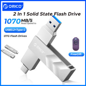 ORICO 1000Mb/s 512GB 1TB 2TB Dual Interface SSD OTG Pendrive Type C Gen 2 USB C Memory Flash Drives