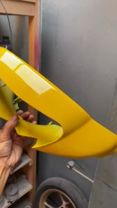 Cover full body halus yamaha mio sporty warna kuning / body halus motor mio sporty sporti