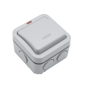 สวิตซ์ควบคุมการเข้าถึงแบบใหม่กริ่งประตูไฟฟ้ากันน้ำกันความชื้นกลางแจ้งเปิด IP66สวิตซ์เปิดปิดกันฝนกันฝนด้วยตนเอง