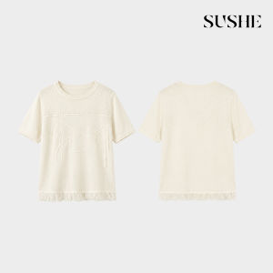 SUSHE | Embroidered Horse & Tassel Design Knitwear
