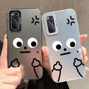 iqooZ1 Z3 Womens Phone Case Cute Finger up Design Full Protection Simple Style Silicone Material Anti-Fall Eco-Friendly