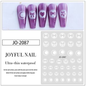 Sticker dán móng tay nail mẫu loang ombre ẩn hình
