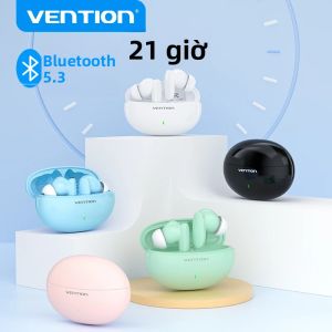 Tai Nghe Không Dây Vention Bluetooth 5.3 Tai Nghe Có Chức Năng Khử Tiếng Ồn Thông Minh Điều Khiển Bằng Cảm Ứng Chơi Game Thể Thao Chống Mồ Hôi Micrô Tích Hợp