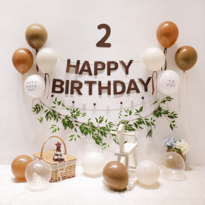 Happy 3rd Birthday Party Decoration Children Baby Scene Arrangement Festive Background Wall Ins Famous User Preferred