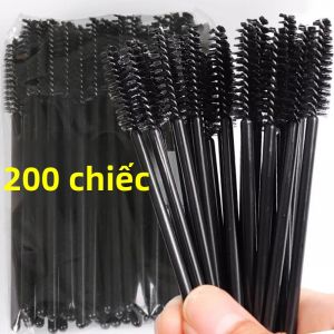 Cọ Chuốt Mascara Chuyên Nghiệp Que Chuốt Lông Mày Dùng Một Lần Màu Đen Dụng Cụ Tạo Kiểu Lông Mày Lược Chuốt Lông Mày Cho Nối Mi