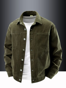 CHAFEI | Cotton Denim Jacket Casual Retro Workwear
