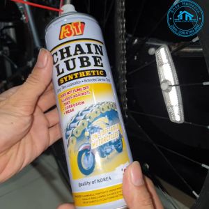 Mỡ bò dạng xịt Chain Lube chịu nhiệt tra xích chống văng cho xe exciter xe đạp thể thao