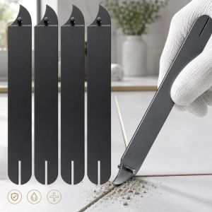 6Pcs Wall Floor Joint Rake Grout Remover Folding Seam Hook Sealant Tool Tile Grout Remover Manganese Steel Scraper Hardware Tool