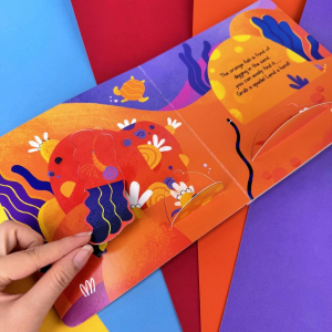 BEAR TALE Flip-flap Book Sea of Colors Book for Kids Fun Kids Ocean Adventure Board Book Early Education