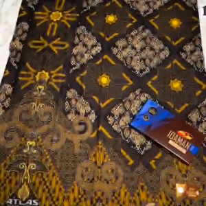 Sarung Atlas Idaman Harmoni Motif Batik Gold Terbaru Dewasa