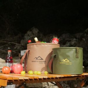 Folding Camping Cube Water Bucket Foldable Collapsible Bucket Camp Supplies For Tourism Car Wash Fishing Car Camping Accessories