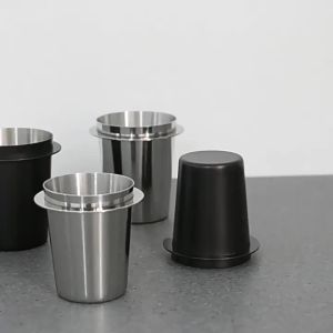 54mm Coffee Dosing Cup Stainless Steel Espresso Dosing Cup Espresso Coffee Machine AccessoriesCompatible with 54mm Portafilter
