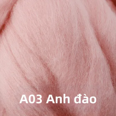 Pure Wool Felt DIY Handmade Long Fiber 70 Strips Woolen Material for Doll Making Home Fabric Sewing Crafts from China