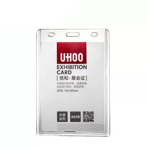 Transparent Name Card Holder Multi-size Badge Holder - Thickened PVC Card Holder