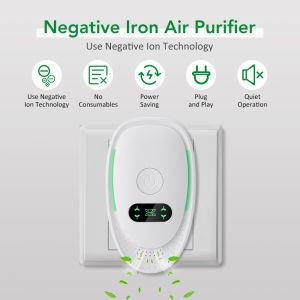 Plug - in Mini Air Purifier Negative Air Ionizer Anion Purifier for Office Bedroom Eliminates Odor & Formaldehyde Dust Remover