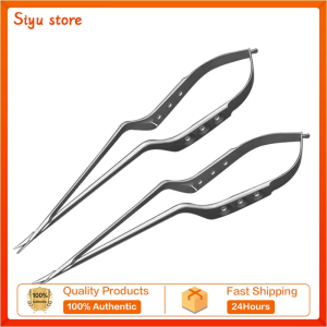 Stainless Steel wave Scissors Extracerebral  Fine Reed Tissue Cutting Ophthalmic Scissors