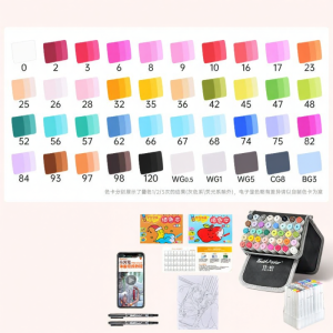 Touch Color | Soft-tip Dual-headed Alcohol-based Marker Pens for Art Students