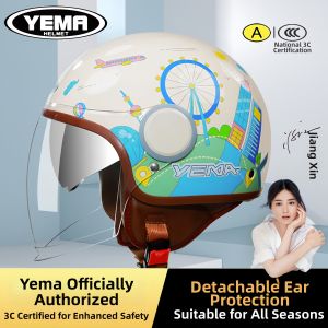 Yema | Certified Dual Lens Four Seasons Universal Sun Protection Helmet
