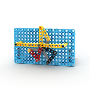 XIAOXIAOGONGCHENGSHI | Engineering Gear Construction Set Robot Building Block 3 Lever Mechanism