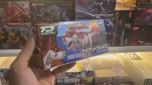 Mô Hình T-Rex Kim Loại Ania Kingdom Iron Blaze Tyrannosaurus (Chính Hãng Takara Tomy)