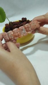 C0021  Coral Jade Hand Bar 珊瑚玉 手牌 镯子 手链 吊坠 首饰 玉石 配饰 Crystal Bracelet Bangles Pendants Papan Bracelets Jade Buckles Coral Jade with Collectible Value