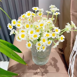 ดอกเดซี่ปลอม ช่อดอกไม้ ดอกไม้ปลอม แต่งห้องถ่ายรูปสวยงาม Daisy
