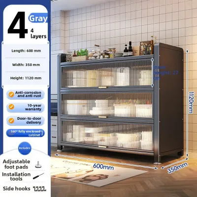 DIBIOU | Multi-layer Dustproof Floor Storage Cabinet