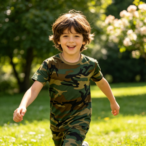 Men Women Top Boys Tee Girls Adults Children Parent Child quick dry Tshirts Camouflage 3D Outdoor Summer Casual Sports Fashion