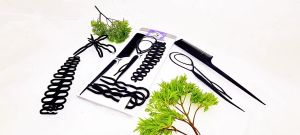 Dụng cụ tết tóc búi kiểu 7 món đa năng chải bới búi tóc củ tỏi tròn tết tóc thắt bính tại nhà - thương hiệu VỢ CHỒNG TÔI