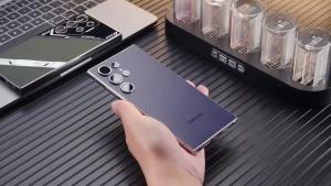 szhaiyu | High Quality PU Leather Electroplated Phone Case for Samsung Galaxy S26 S25 S24 Ultra S26Ultra S25Ultra Camera Protection Cover