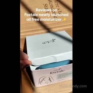 Foxtale Oil-Free Gel Moisturizer for Face Lightweight for Oily Acne-Prone Skin |Men & Women-100g