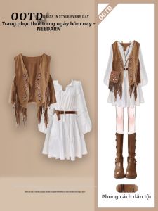 NEEDARNA | Travel Wear Bohemian Dress Mediteranean Style