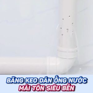 Băng Keo Chống Thấm Siêu Dính Cường Lực - Dán Chống Thấm Cho Tường Trần Nhà Chống Dột Mái Tôn Ống Nước Bể Nước