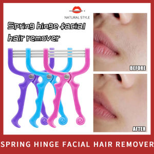 NATURAL STYLE Korean Version of Spring Hinged Facial Hair Remover for Girls Shaving and Plucking Tools