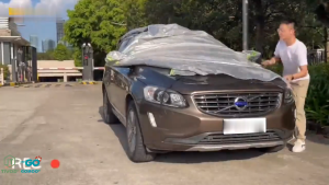 L-XXL Universal Half Car Cover For Sedan SUV Pickup Waterproof Dust Protection Full cover Thickened Material Protection UV Protection