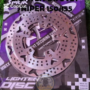 LIGHTEN ROTOR DISC FOR SNIPER 150/155 (FRONT & REAR) SET