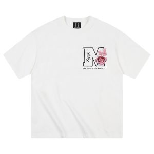 MEDM | Butterfly Garden Pure Cotton American Style Loose Fit Casual T-Shirt