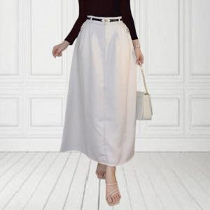 ROK WANITA KEKINIAN SKIRT KOREAN ROK PANJANG COTTON NEW KOREAN STYLE