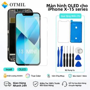Màn Hình OLED Chính Hãng Incell Cho iPhone X XR XS 11 12 13 14 15 Pro Max Cảm Ứng Tương Thích Với iPhone 12 13 Mini 14 Plus