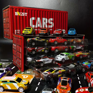 Bộ Mô Hình Xe Hơi Đồ Chơi 24/48 Chiếc Có Chức Năng Kéo Lùi Làm Bằng Kim Loại Đúc Kèm Hộp Đựng Quà Giáng Sinh Cho Các Chàng Trai Tuổi Teen Đồ Nhồi Piñata