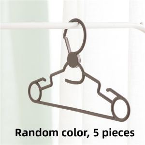 Automatic Windproof Clothes Drying Rack Outdoor Balcony Window Plastic Coat Hanger Multi-functional Korean Style Adult Size