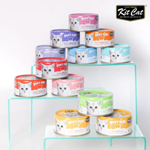 Kit Cat Goat Milk Gourmet Canned Cat Food 70g