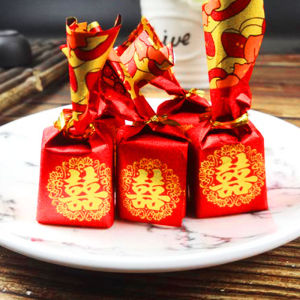 Wedding Candy Bulk Creative Wedding Double Happiness Soft Candy 500G Wedding Snacks Large Particles New Year Goods Delivery Batch Casual Candy