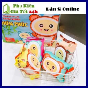 Khăn Giấy Ướt Thiên Phúc 120 Tờ Chính Hãng Mềm Mịn Độ Ẩm Vừa Phải Không Mùi Không Cồn Kháng Khuẩn Không Gây Kích Ứng Da An Toàn Cho Bé - Khăn Ướt Gấu 120 Tờ - Khăn Lau Đa Năng