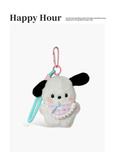 Charming Pachat Dog Plush Keychain Bag Charm School Bag Decorations Soft Toy Dog Couple Matching Accessories