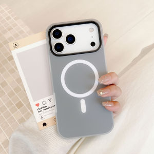 Luxury Candy Color 2 IN 1 Magnetic Case For iPhone 17 16 15 14 13 12 11 18 Pro Max Plus For Magsafe Wireless Charge Matte Cover